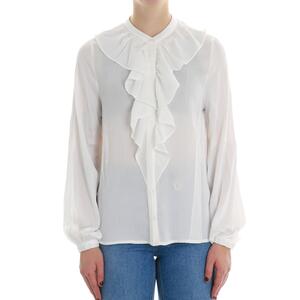 CAMICIA ROUCHES BIANCO